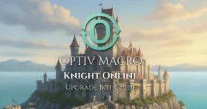 Knight Online upgrade bot - Automatically upgrade items up to 27 slots in Anvil with Optiv Macro.